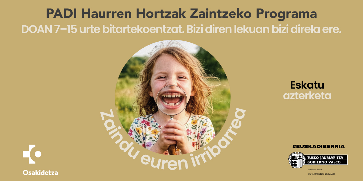 PADI - Haurren Hortzak Zaintzeko Programa