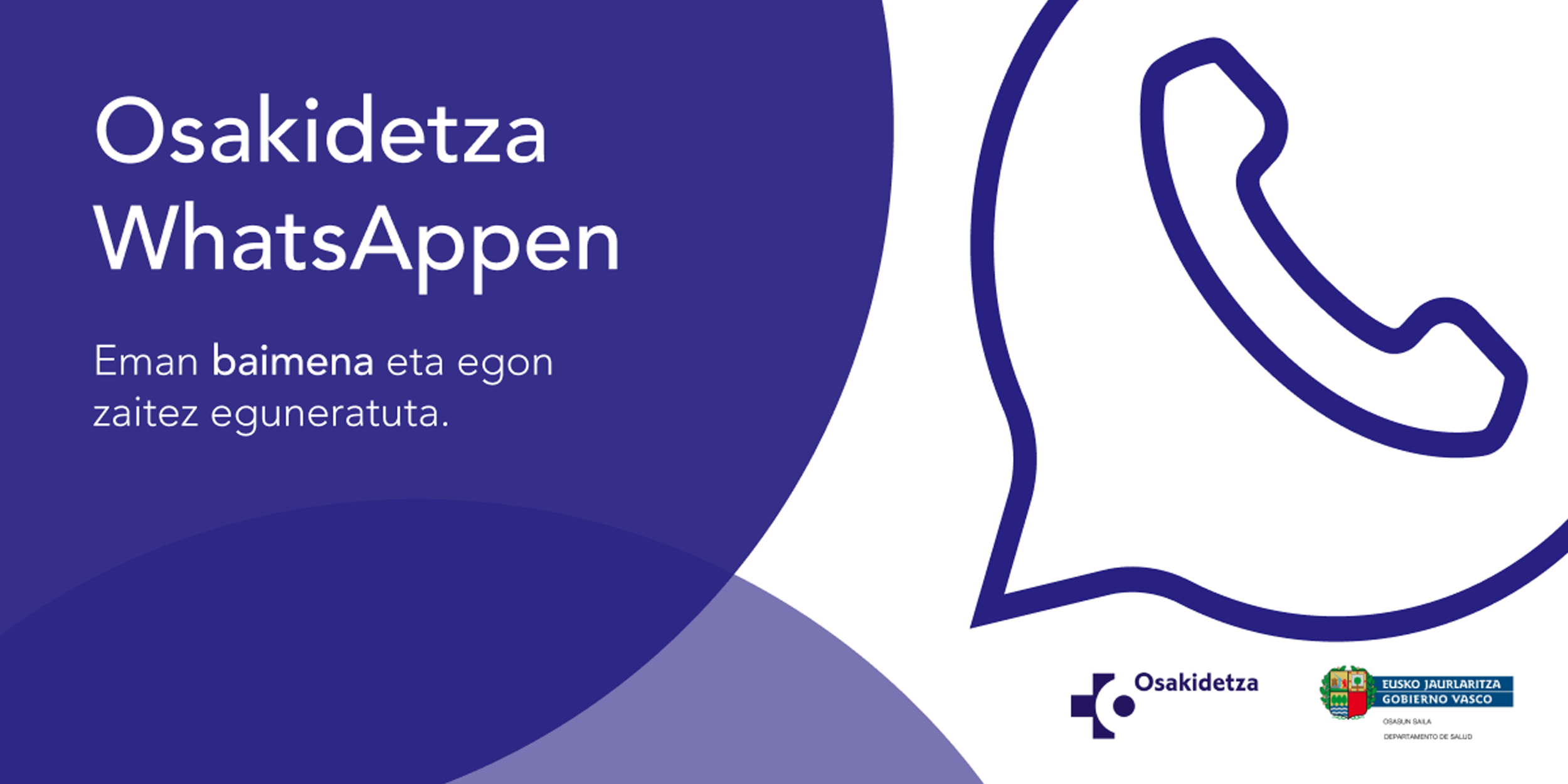 Osakidetza WhatsAppen